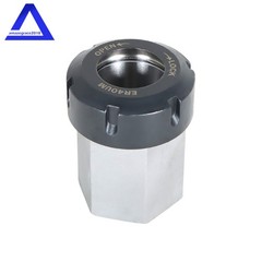 ER40 Hex + ER40 Square Collet Block Chuck Holder for CNC Lathe Engraving Machine