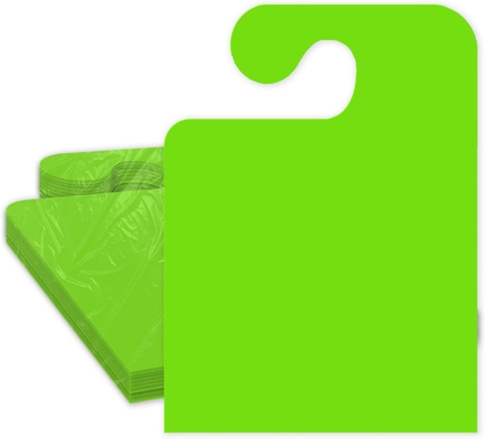 Versa Tags Blank Hook Rearview Mirror Hang Tags Pack of 50 Hang Tag 8.5″ X 11.5″
