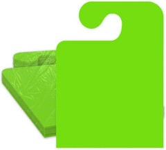 Versa Tags Blank Hook Rearview Mirror Hang Tags Pack of 50 Hang Tag 8.5″ X 11.5″