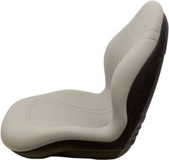 Toro Gray Vinyl Seat Replaces 104-4620, 49-8130, 75010, 100-3187, 104-7620, More
