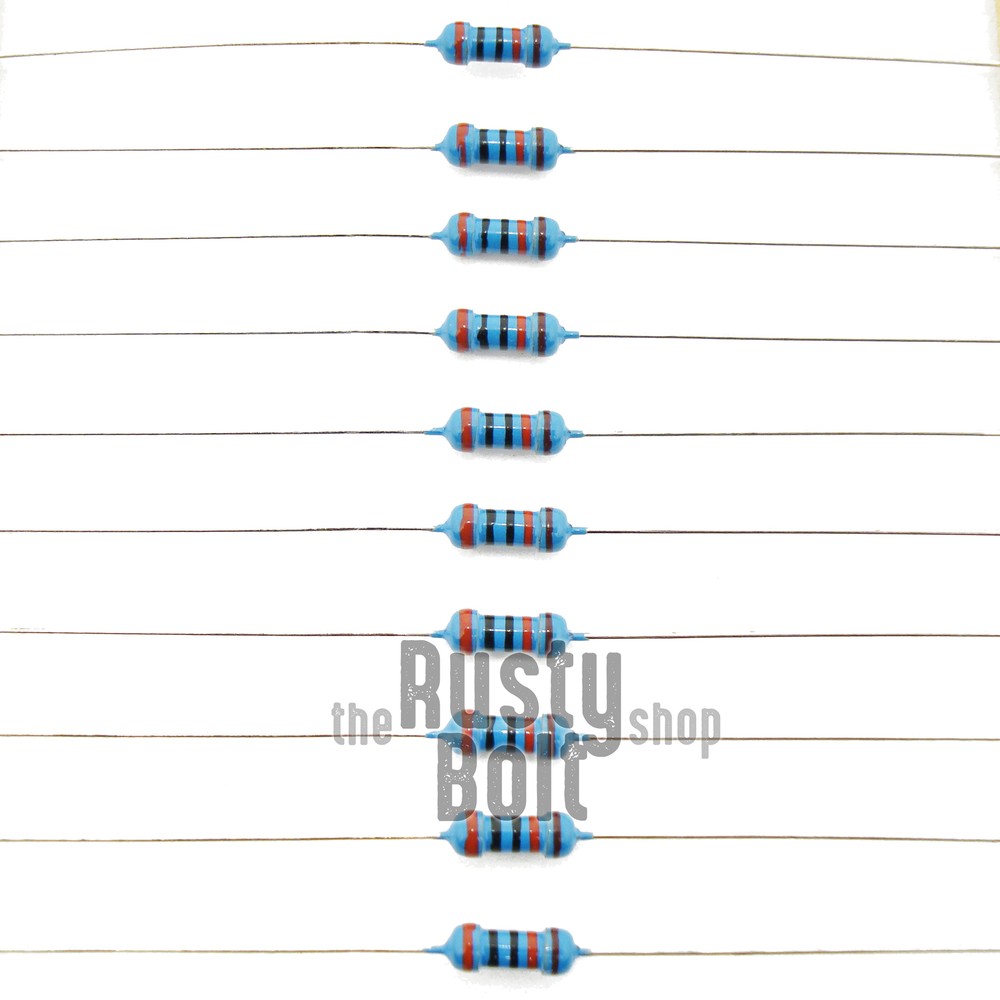 Resistors – 1/4 w (0.25 watt) – 20K ohm – 1% Tolerance – Metal Film – New
