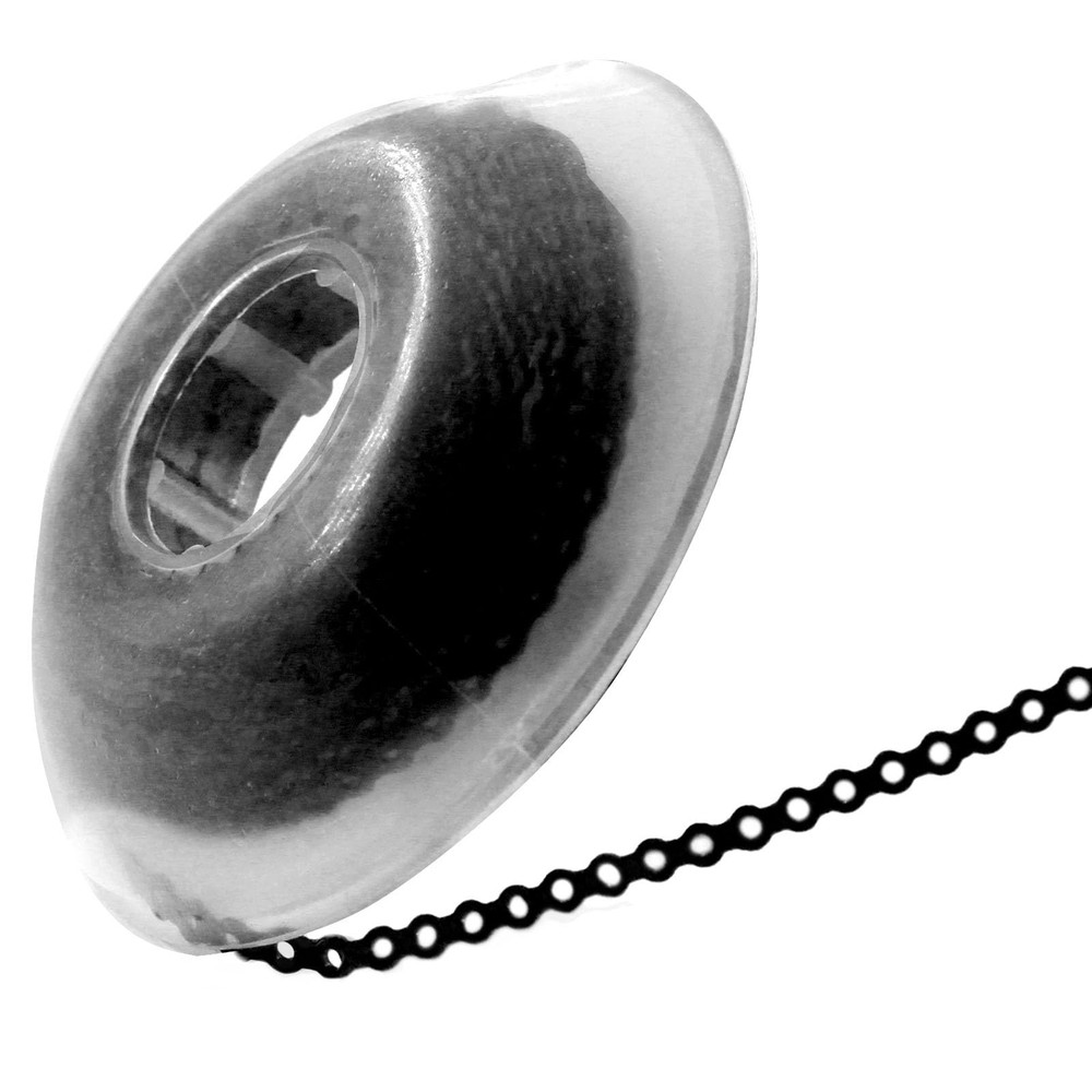 LA MIERE 1 Roll Orthodontic Rubber Chains, Long, 0.166’’(4.2mm), Deep black