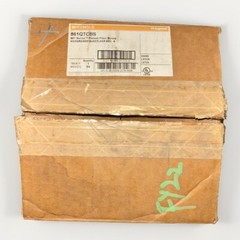 Wiremold 861QTCBS 861 Series BRASS Floor Box Outlet Quad Wood/Raised NEW! EB