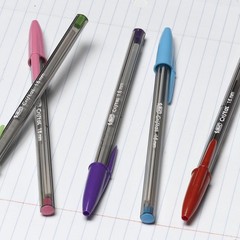 BIC Cristal Xtra Bold Pens 24 Pack 1.6mm Assorted Colors Ballpoint Pens