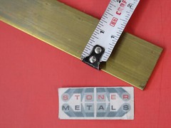 1/4″ x 1-1/4″ C360 BRASS FLAT BAR 12″ long Solid .25″ Plate Mill Stock H02