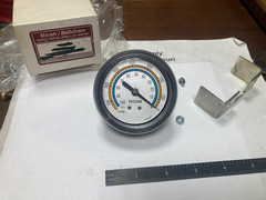 Unknown Brand 2-1/2″ Vacuum Gauge, 0-100 kPa, 0 – 760 mmHg, Back Mount, NOS