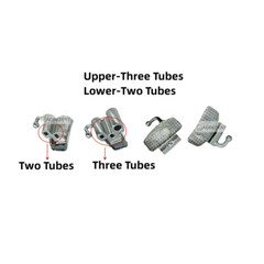 Dental Orthodontic Buccal Tubes 1st Molar Tubes Roth 022 Slot U3/L2 Convertible