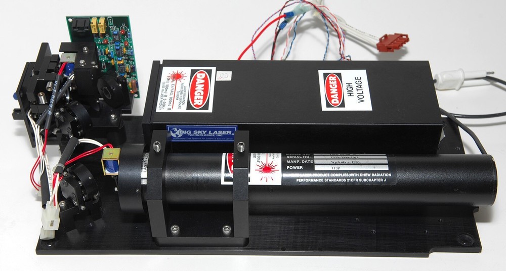ErYAG, Big Sky Laser, 2.9 um, Class IIIb, 800 mJ @ 10 Hz, 500 mJ @ 5-20 Hz