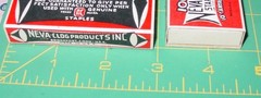 2 Neva-Clog A.1000 Boxes Of Staples for Neva-Clog S-100 Stapler (2000ct) NOS USA