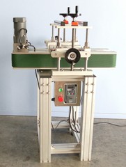 Hugger Belt Conveyor, Side Grip for Bottomless Transfer Conveyor & Bottom Coding