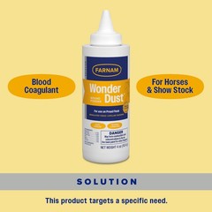 Farnam Wonder Dust Wound Powder, Blood Coagulant for 4 Ounce, Multicolored