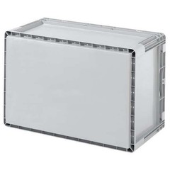 Ssi Schaefer Elb4120.Gy1 Solid & Stackable Straight Wall Storage Container, 2.9