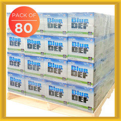 BlueDEF Diesel Exhaust Fluid Synthetic Urea & Deionized Water 2.5 Gallon 80 Pack