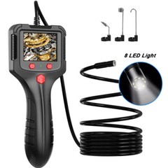 HD 1080P LED Handheld Industrial Endoscope Borescope 8mm Inspection Snake Camera