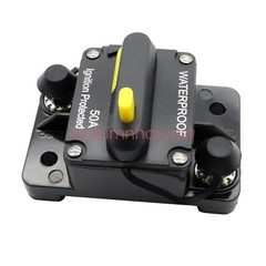 Circuit Breaker Reset 50AMP 12V DC Car Auto Marine Stereo Audio FuseInverter