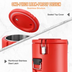 VEVOR Insulated Hot and Cold Beverage Dispenser Server 4.5Gallon Stainless Steel