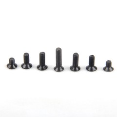 M3 M4 M5 M6 Black Steel Phillips Cross Recessed Countersunk Flat Head Screw Bolt
