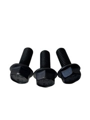 100 pcs M8-1.25×20 Hex Flange Frame Bolt Class 10.9 DIN 6921 Zinc Phosphate Oil