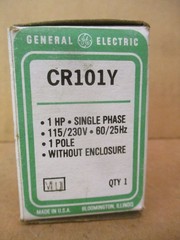 New Open Box General Electric CR101Y 1HP 1PH 150/230V 1 Pole 52611ISU
