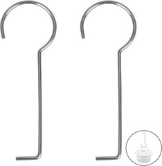 Durable Drain Grate Puller – 2 Pcs Stainless Steel Hooks for Easy Maintenance