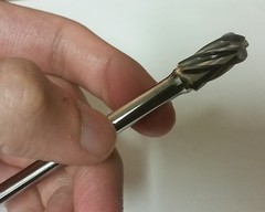 Aluminum Exhaust Cylinder Head Porting Tool Tungsten Carbide Bur SC-3L6 NF