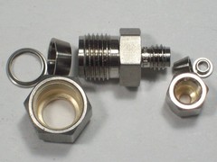 1- Swagelok Stainless Steel Reducing Union, 3/8″ Tube x 1/8″ Tube, SS-600-6-2