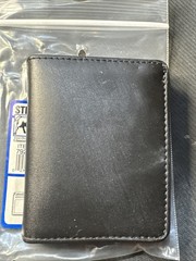 Strong Leather Co. Deluxe Single ID Badge Wallet. With Card Holders Shape # 010