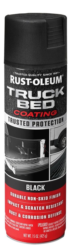 Rust-Oleum Automotive Truck Bed Coating, Black, 15 Oz Spray – 248914