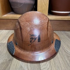LIFT Brown Hard Hat with Ratchet Suspension Industrial Safety Helmet