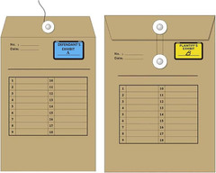 Legal Yellow Plaintiff’S Exhibit Blue Defendant’S Exhibit Stickers 1.65 X 1 Inch