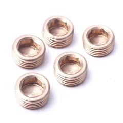 20PCS Pipe Plug 1/8″ 1/4″ 3/8″ 1/2″ Male Thread Hex Internal Head Socket Fitting