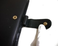 Authentic Cartier Pasha notebook cover Leather #8965