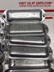 Lot Of 11 Appleton Form 35 1″ 27 Spec 5 Oz/Gedney Conduit Outlet Body Covers