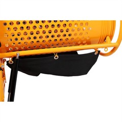360W Foldable Electric Rotary Soil Sieve Machine Steel Screen Aperture 11MM