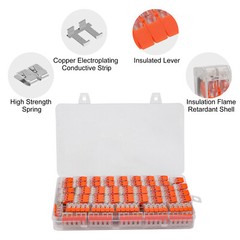 Quick-connect Rod Wire Connector For Wago 221 Lever Nuts- 2/3/5 Terminal XX