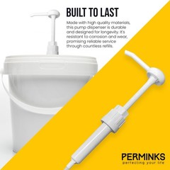 5 Gallon Pump Dispenser – Pump for 5 Gallon Bucket, Jug, Bottle, Large Contai…