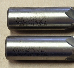 3/4″ X 3/4″ X 4″ HANITA 1125 HSS END MILL LEAD 4.081, 4FL 6-1/4″ OAL | LOT OF 2