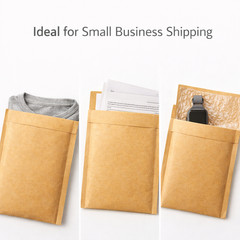 Kraft Bubble Mailers Padded Shipping Envelopes Bulk Any Size Self Seal Bags