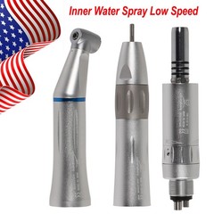 Dental Slow Low Speed Straight Handpiece Air Motor 4Holes E-type NSK STYLE WY4