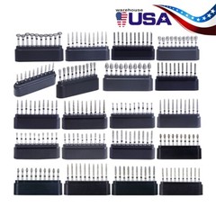 10pcs AZDENT Dental FG Diamond Burs Drill Kit FG 1.6mm for High Speed Handpiece