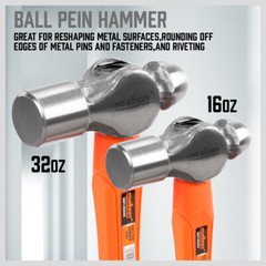 5 Piece Hammer Set Professional Blacksmith Propane Forge Tool Shop Garage Kit