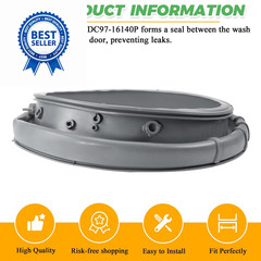 Upgraded DC97-16140P Outer Diameter: 19.7 in,Inside 15.2 in, Grey