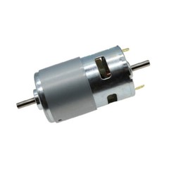 1pcs DC12-24V 6500-13000rpm RS775 Double Shaft High Speed DC Motor for DIY Parts