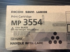 Ricoh MP 3554 Genuine Black Toner Print Cartridge 40782501 Savin Lanier