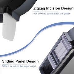 Commercial Twin Jumbo Toilet Tissue Dispenser, 9” Double Toilet Paper Roll Holde