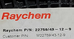 Raychem/TE 55A0812-12-9 #12awg XL-ETFE Spec 55 M22759/43 Milspec Wire White/25ft