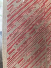 3M Scotch Box Sealing Tape 371, 72mm x 100m, Moisture-Resistant, Red, 24-Pack