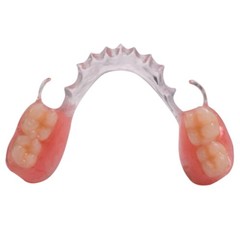 NOBILCAM Flexible Disc Block Nylon Resin Clear Pink Shade 98mmx20mm/25mm for Lab
