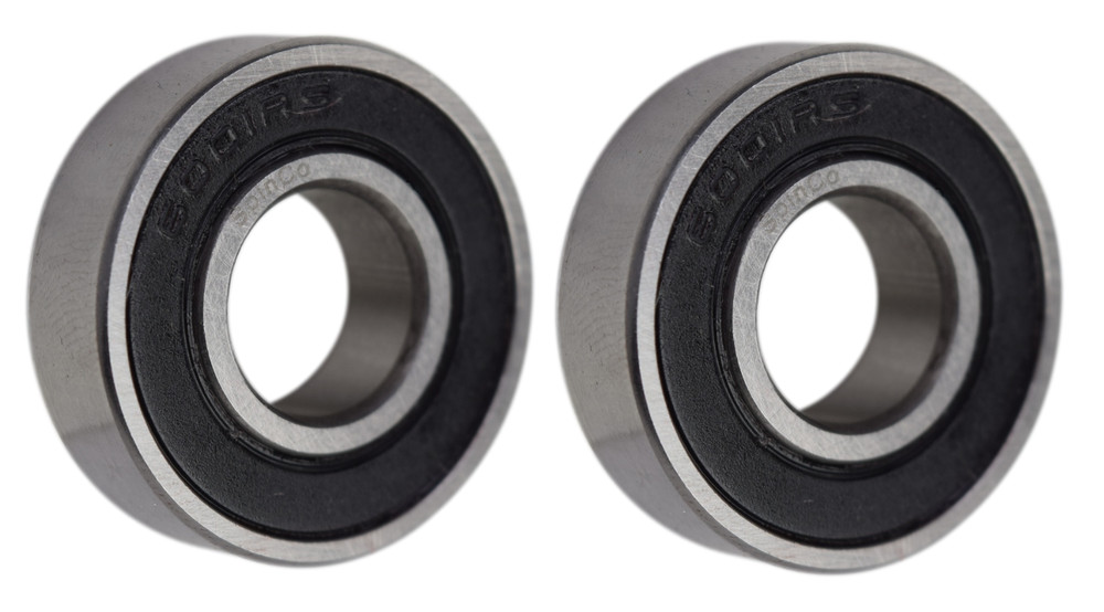 (2 Each) 6001-2RS, 6001LLU, 6001DDU Sealed Radial Ball Bearing 12X28X8 SpinCo