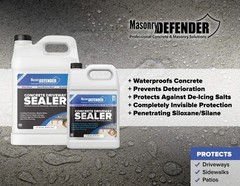 Concrete Sealer – Deep Penetrating Water Repellent, Silane Siloxane – 1 Gallon
